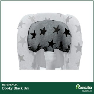 Dooky Black Uni funda asiento infantil negro