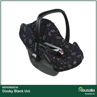 Dooky Black Uni funda asiento infantil negro