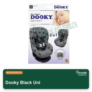 Dooky Black Uni funda asiento infantil negro