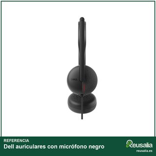 Dell auriculares con micrófono negro
