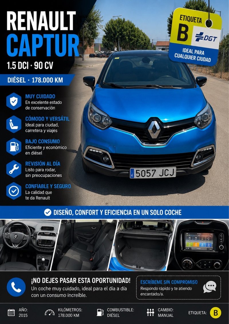 Renault Captur 1.5 dCi Energy eco2 S&S SL Adventure 2015