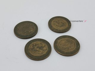 objetos insolitos 2.50 pesetas españa 1953 moneda