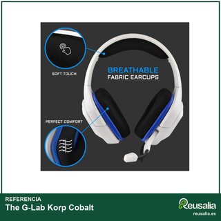 The G-Lab Korp Cobalt auriculares gaming sonido