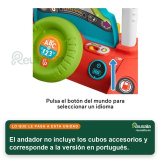 - Fisher-Price HJP46 andador bebé luces sonidos