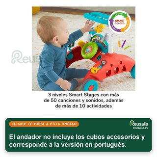 - Fisher-Price HJP46 andador bebé luces sonidos