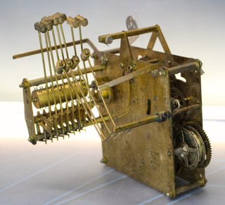 Franz Hermle, mecanismo de reloj musical, carrillón. 1151-050H.
