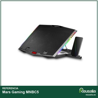 Mars Gaming MNBC5 base refrigeradora portátil ARGB