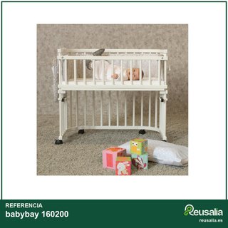 babybay barrera madera natural segura flexible