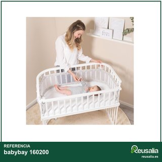 babybay barrera madera natural segura flexible