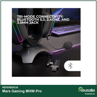 - Mars Gaming MHW-Pro auriculares inalámbricos