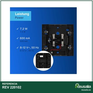 REV 220102 Timbre puerta gong eléctrico 2 tonos