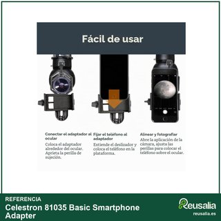 Celestron 81035 adaptador smartphone telescopio