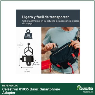 Celestron 81035 adaptador smartphone telescopio