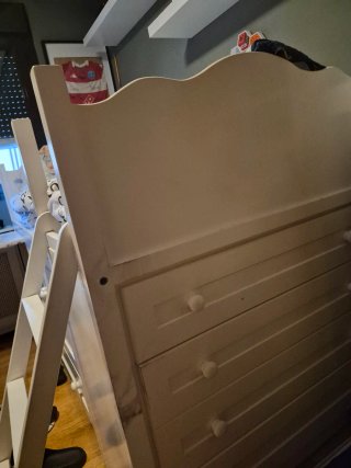 Cama nido con escritorio integrado