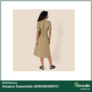 Amazon Essentials vestido midi mujer bolsillos