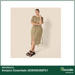 Amazon Essentials vestido midi mujer bolsillos