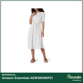 Amazon Essentials vestido midi mujer bolsillos