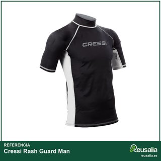Cressi Rash Guard camiseta manga corta hombre
