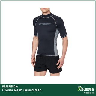 Cressi Rash Guard camiseta manga corta hombre