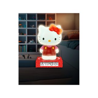 Kids Licensing lámpara 3D despertador Hello Kitty