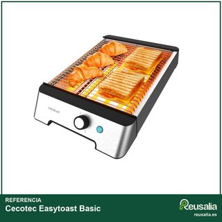 Cecotec Easytoast Basic tostador plano con 6