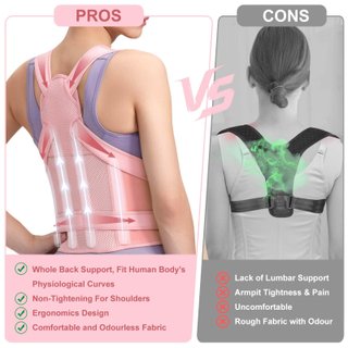 MUMIK corrector postura espalda hombros rosa