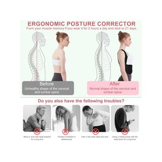 MUMIK corrector postura espalda hombros rosa