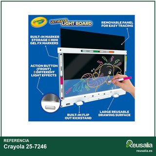 Crayola pizarra led creativa niños