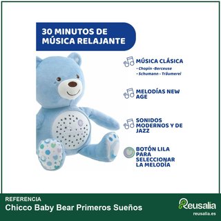 Chicco Baby Bear peluche proyector luces
