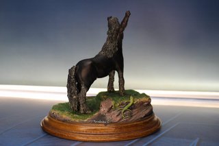 Figura, escultura de Centauro. J. Fernández, 1989.