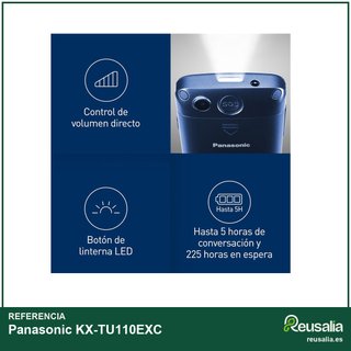 Panasonic KX-TU110EXC teléfono móvil mayores