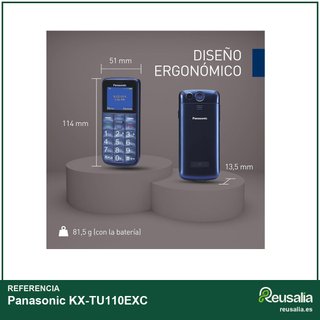 Panasonic KX-TU110EXC teléfono móvil mayores