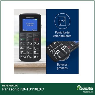 Panasonic KX-TU110EXC teléfono móvil mayores