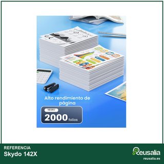 Skydo tóner negro 142X compatible HP