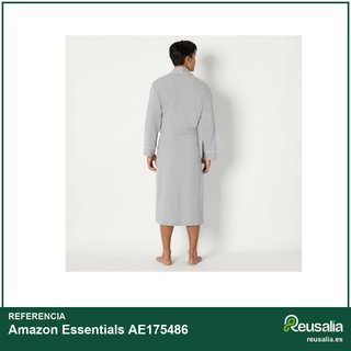 Amazon Essentials albornoz hombre ligero gofre