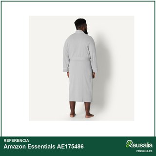 Amazon Essentials albornoz hombre ligero gofre