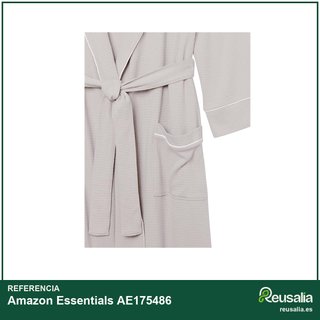 Amazon Essentials albornoz hombre ligero gofre