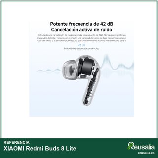 Xiaomi Redmi Buds 8 Lite ANC 42dB 36h EQ Bluetooth