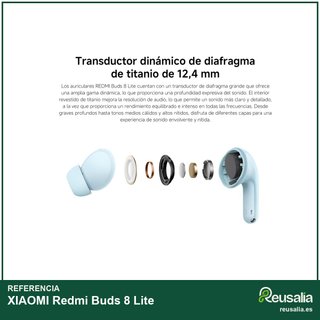 Xiaomi Redmi Buds 8 Lite ANC 42dB 36h EQ Bluetooth