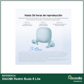 Xiaomi Redmi Buds 8 Lite ANC 42dB 36h EQ Bluetooth
