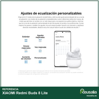 Xiaomi Redmi Buds 8 Lite ANC 42dB 36h EQ Bluetooth