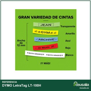 DYMO LetraTag LT-100H impresora etiquetas portátil