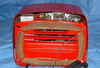 Radio Silvertone Roja Vintage