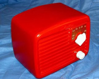 Radio Silvertone Roja Vintage