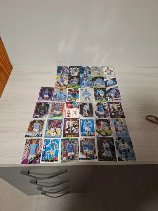 Lote 34 cartas Man City