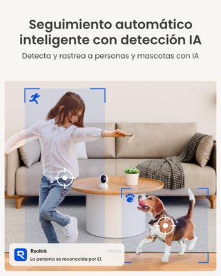 Reolink E1 cámara interior WiFi 2K 4MP