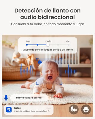 Reolink E1 cámara interior WiFi 2K 4MP