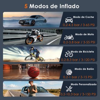 HOVVIDA compresor portátil 5200mAh