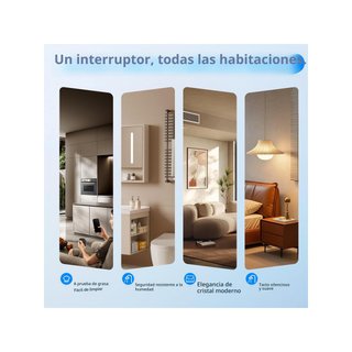 BSEED interruptor táctil 2 vías LED