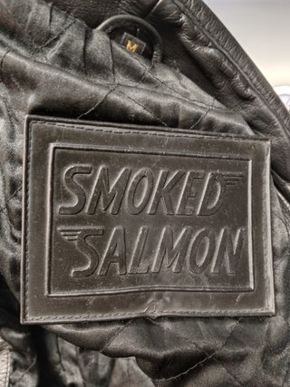 Chaqueta de motorista y pantalon a juego SMOKED SALMON RACING talla M